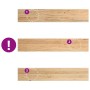 vidaXL Fensterbänke 2 Stk Unbehandelt 110x20x2 cm Massivholz Eiche 4009097_7
