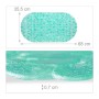 Relaxdays Badewannenmatte Steinoptik PVC Grün Rutschfest 68 cm x 35,5 cm 500 g_4