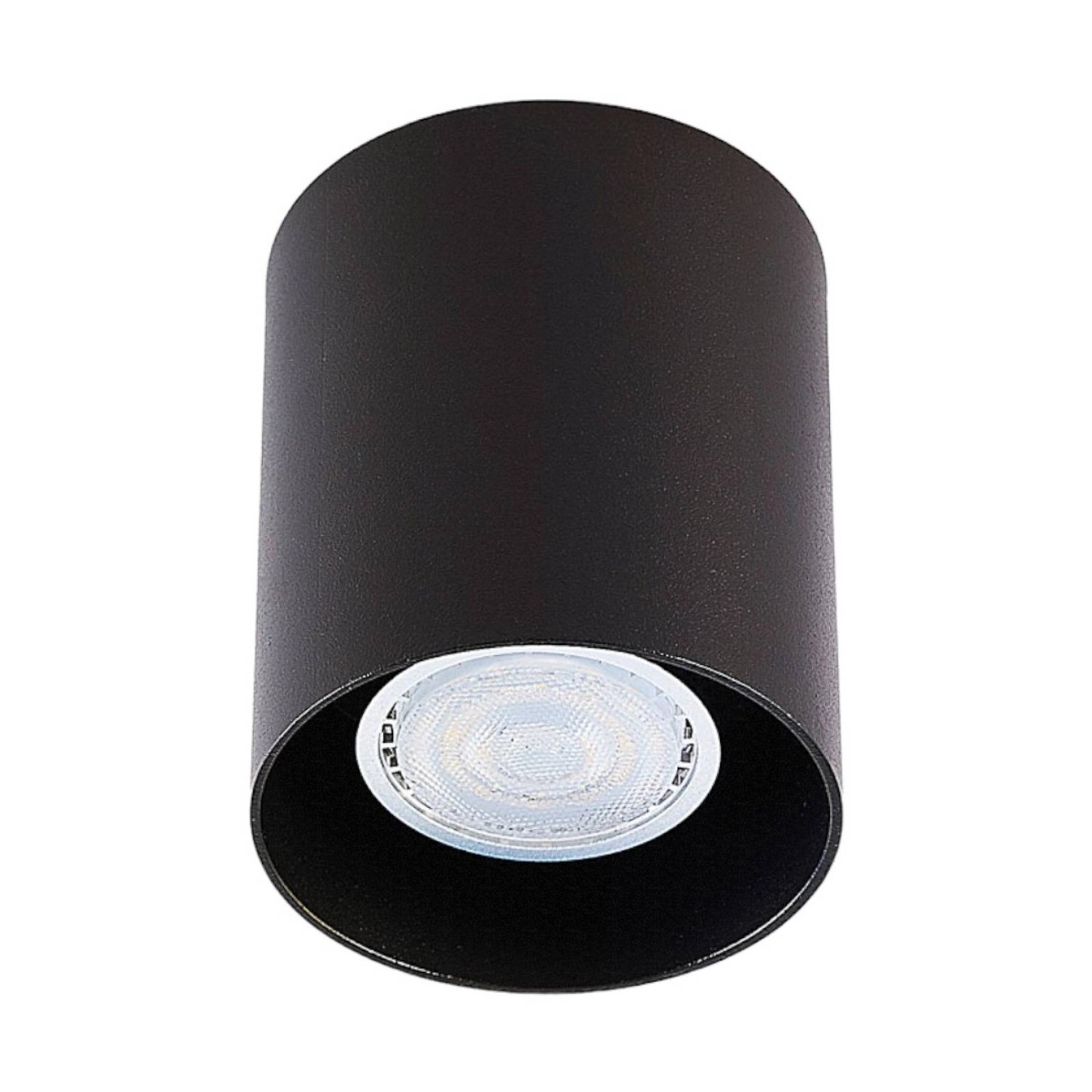 Arcchio Deckenlampe Carson 9620706 Modern in Schwarz aus Aluminium 1-flammig GU10 Flurleuchte