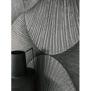 Newroom Vliestapete Lorrie Anthrazit Muster Glamour FSC®