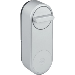 Bosch Smart Home Türschloss Yale Linus Smart Lock mit Wi-Fi Bridge, silberfarben.