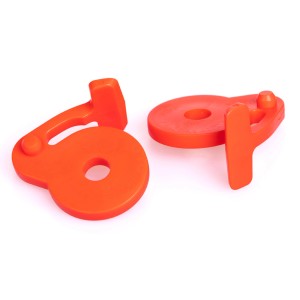 Stema Winkelhebelverschluss Sicherung 2er Set, rot, für PKW Anhänger Zubehör.