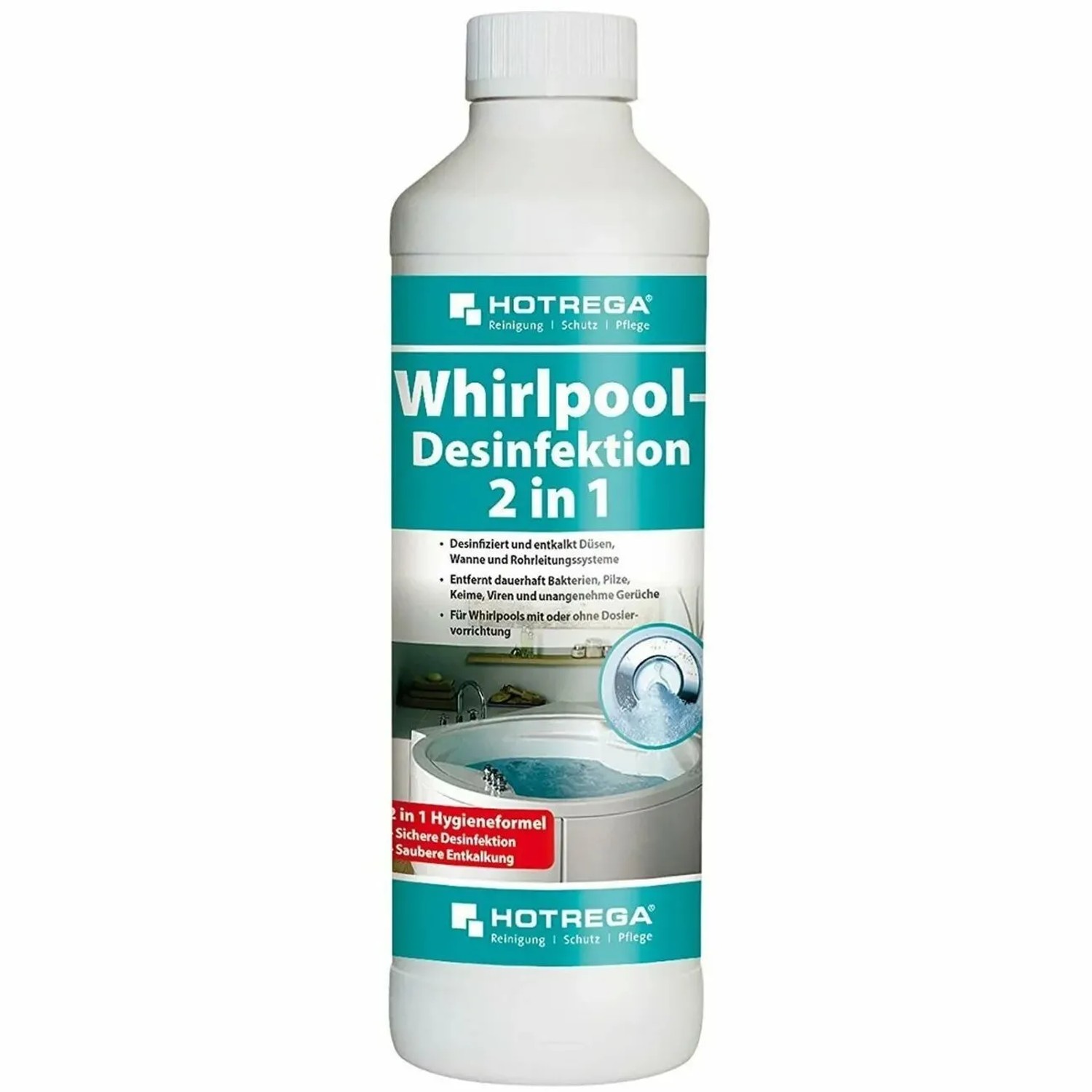 Hotrega Whirlpool-Desinfektion 2 In 1 Konzentrat 500 ml