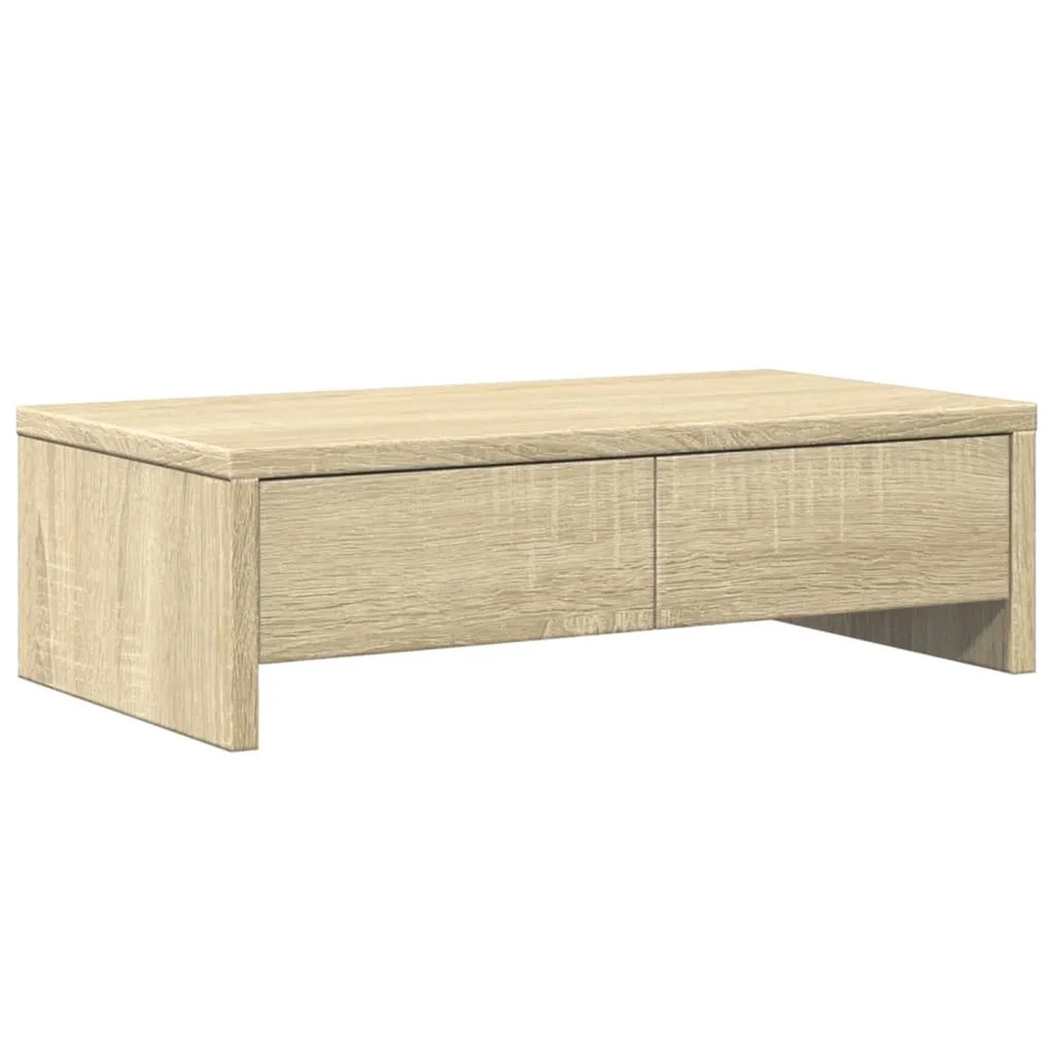 vidaXL Monitorständer mit Schubladen Sonoma-Eiche 50x27x15 cm 854663