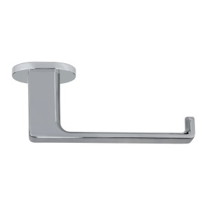 Wenko Toilettenpapierhalter Maribor, glänzend silber, zur Wandmontage ohne Bohren.