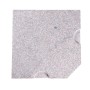 Granitplatte für Schirmsockel Eco light, hellgrau, hochglanzpoliert, 50x50 cm.