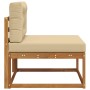 vidaXL Outdoor Mittelsofa Massivholz Akazie Natur 900535_4