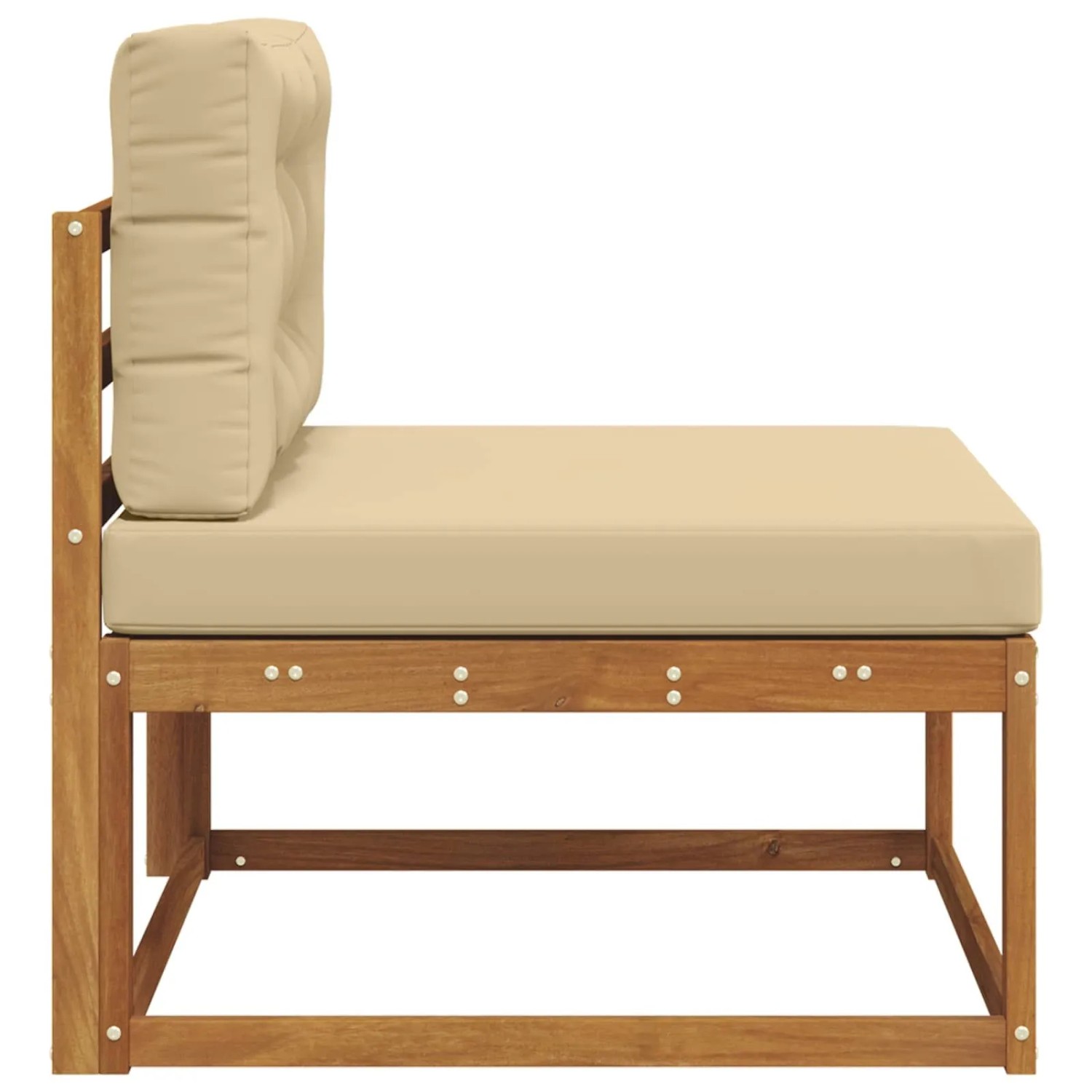 vidaXL Outdoor Mittelsofa Massivholz Akazie Natur 900535_4