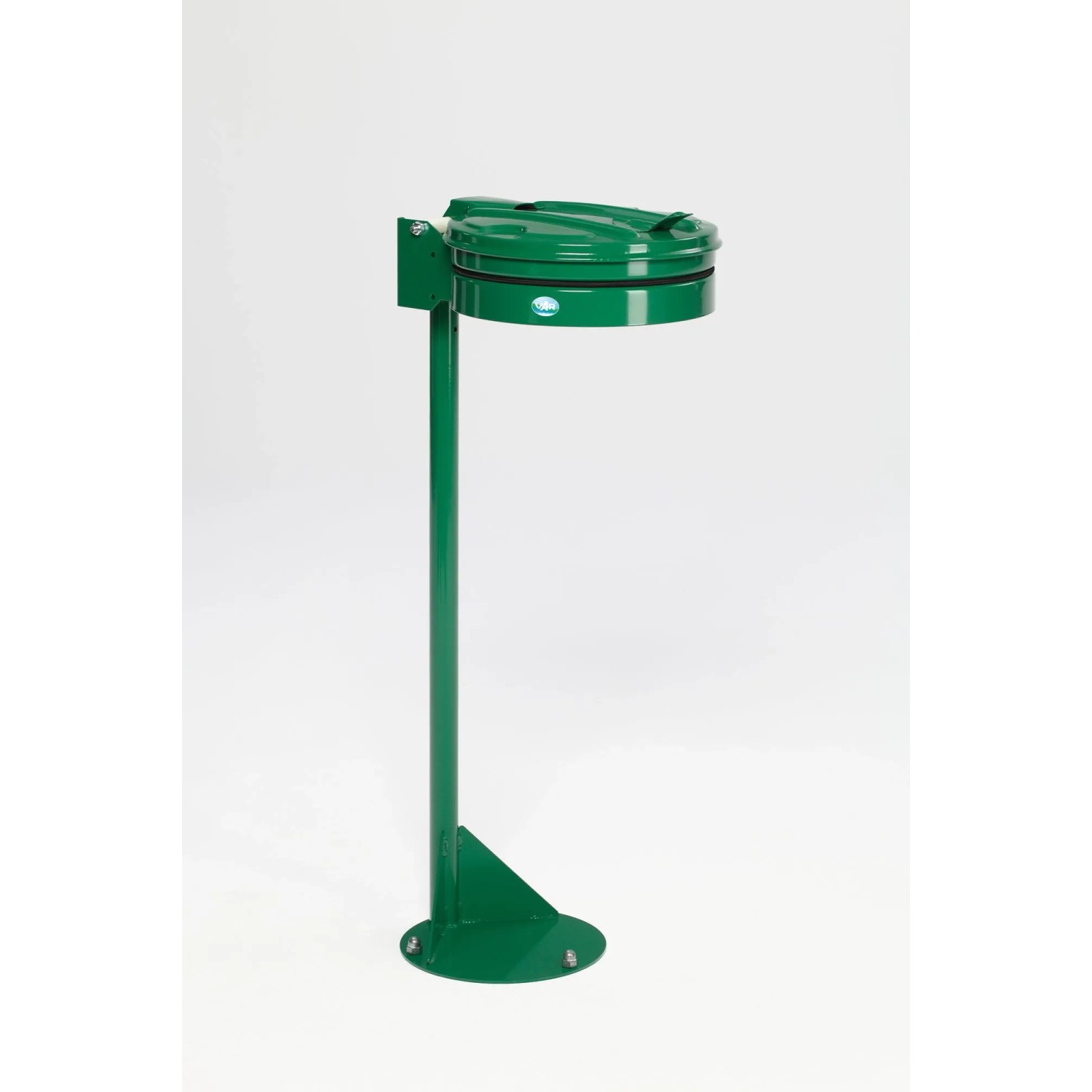 PROREGAL Standhalter Mit Gummiband Mit Metall Deckel HxBxT 105 x 37 x 46,5 cm Stahl Grün