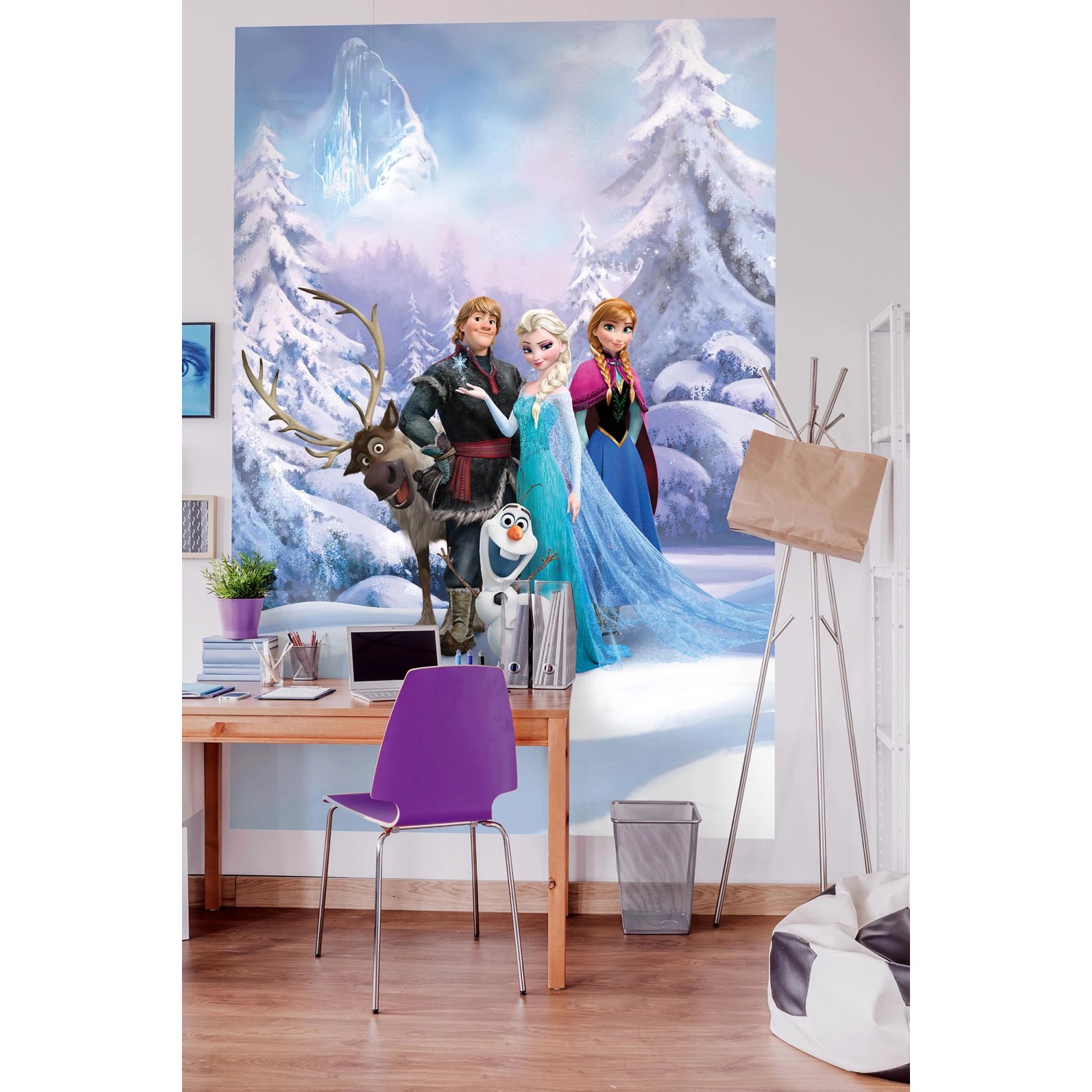 Komar Fototapete Frozen Winterland 184 cm x 254 cm FSC®