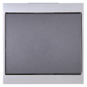 Kopp Auswechselschalter Malta in Anthrazit für Lichtschalter und Taster.