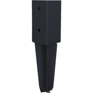 Anthrazit Pfostenhülse zum Einbetonieren, 350x75 mm, pulverbeschichtet.