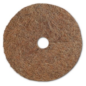 KARAT Mulchscheibe Kokos, 25cm, Pflanzenschutz und Winterschutz aus Kokosfaser.