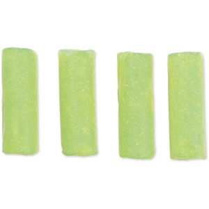 4er-Set Abfluss-Fee Duftsteine in Grün mit Apfel-Zitrone Duft für Deko-Stopfen.