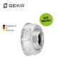 GEKA plus IBC Adapter, 2-teilig, aus Metall. Zubehör für Regentonnen und Wasserzapfstellen.
