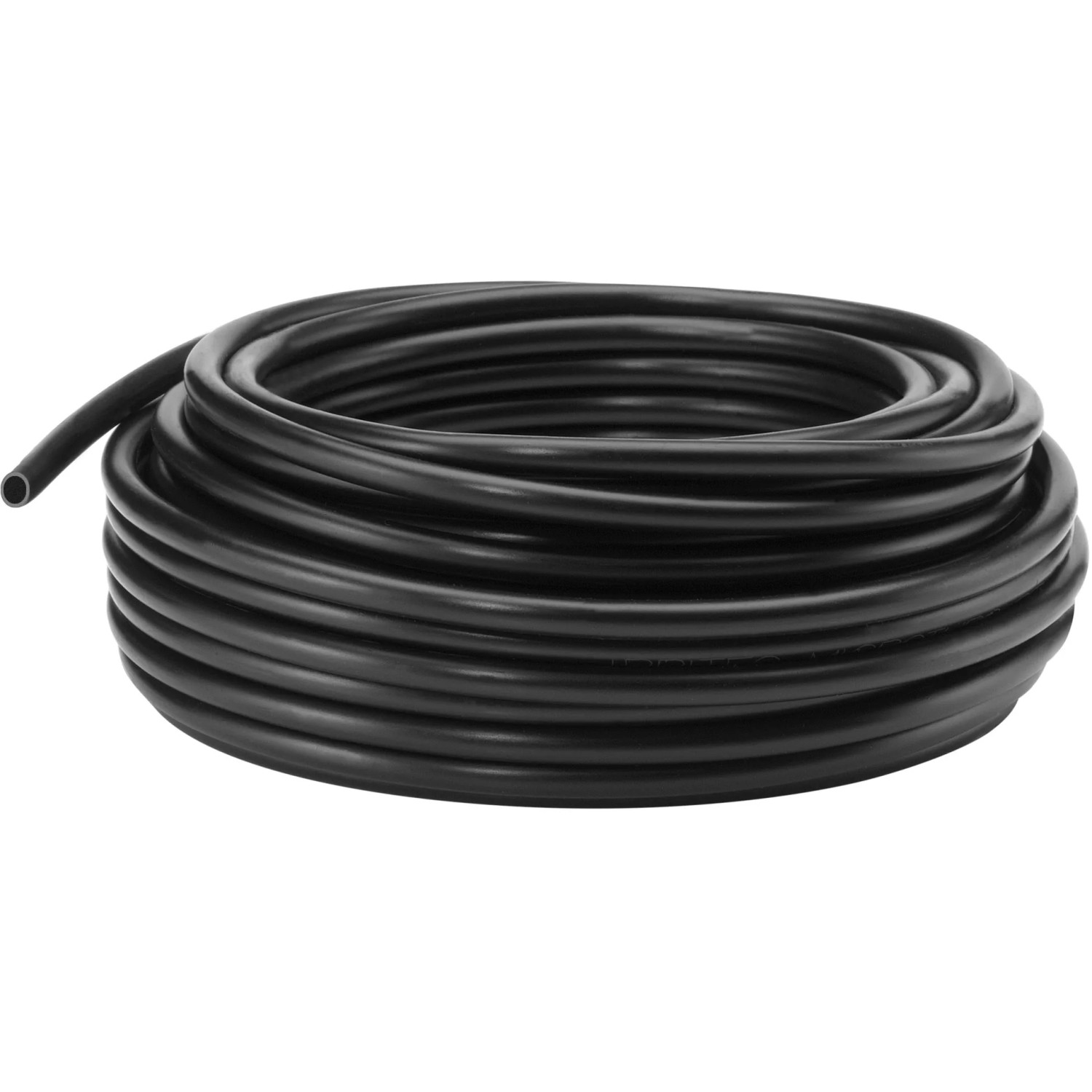 Geka Drip Set: Schwarzes Tropfrohr (50m) für Balkon/Terrasse Bewässerungssystem, Ø 6 mm.