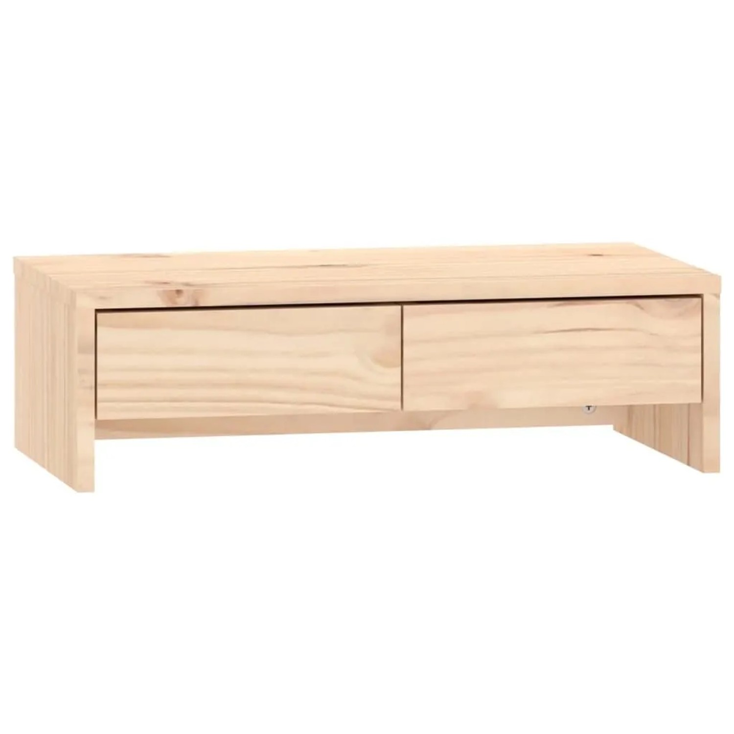 vidaXL Monitorständer 50x27x15 cm Massivholz Kiefer 813954
