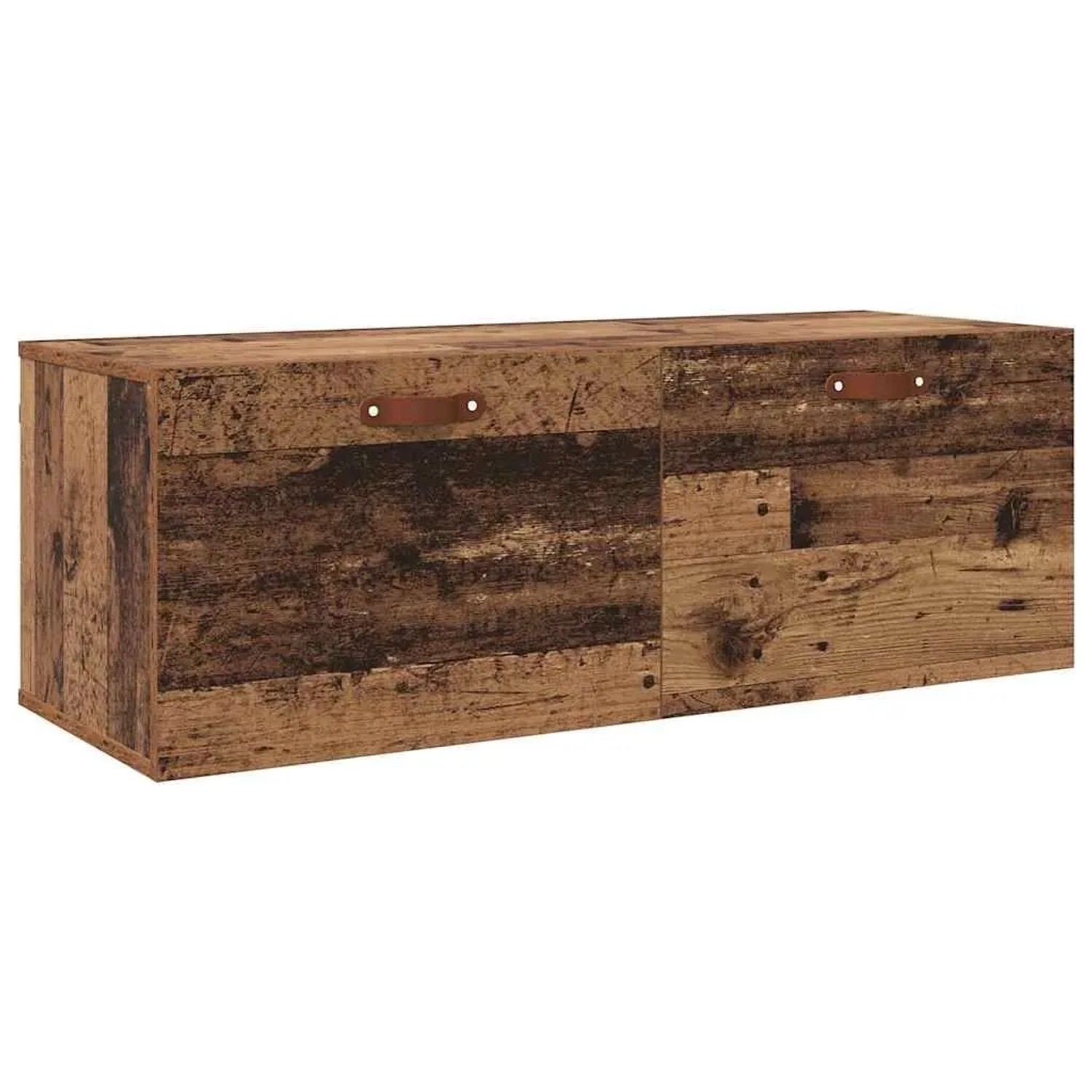 vidaXL Wandschrank Altholz 100 x 36,5 x 35 cm Holzwerkstoff 879561 günstig online kaufen