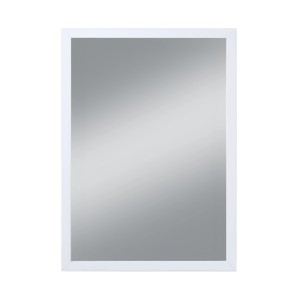 Kristall-Form Rahmenspiegel Beach VIII rechteckig 40 cm x 60 cm Weiß