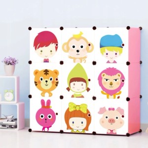 Rebiko Modularer Kleiderschrank Regal Garderobe Für Kinder Bunt Für Kleidung Und Spielzeug