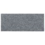 vidaXL Stufenmatten Selbstklebend 15 Stk 60x25 cm Hellgrau Rechteckig 326915_5