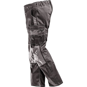 Safety&More Arbeitshose Nitro, schwarz-grau, Gr. M. Arbeitskleidung mit vielen Taschen und Kontrastnähten.
