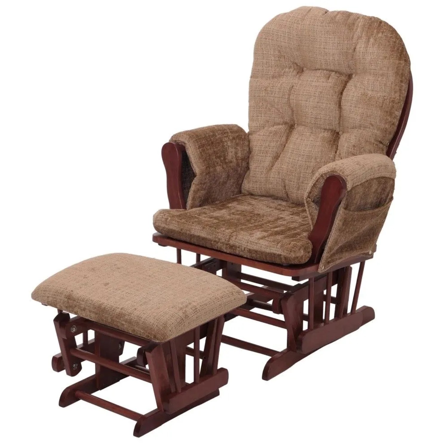 MCW Relaxsessel C76 Hellbraun Gestell Dunkel