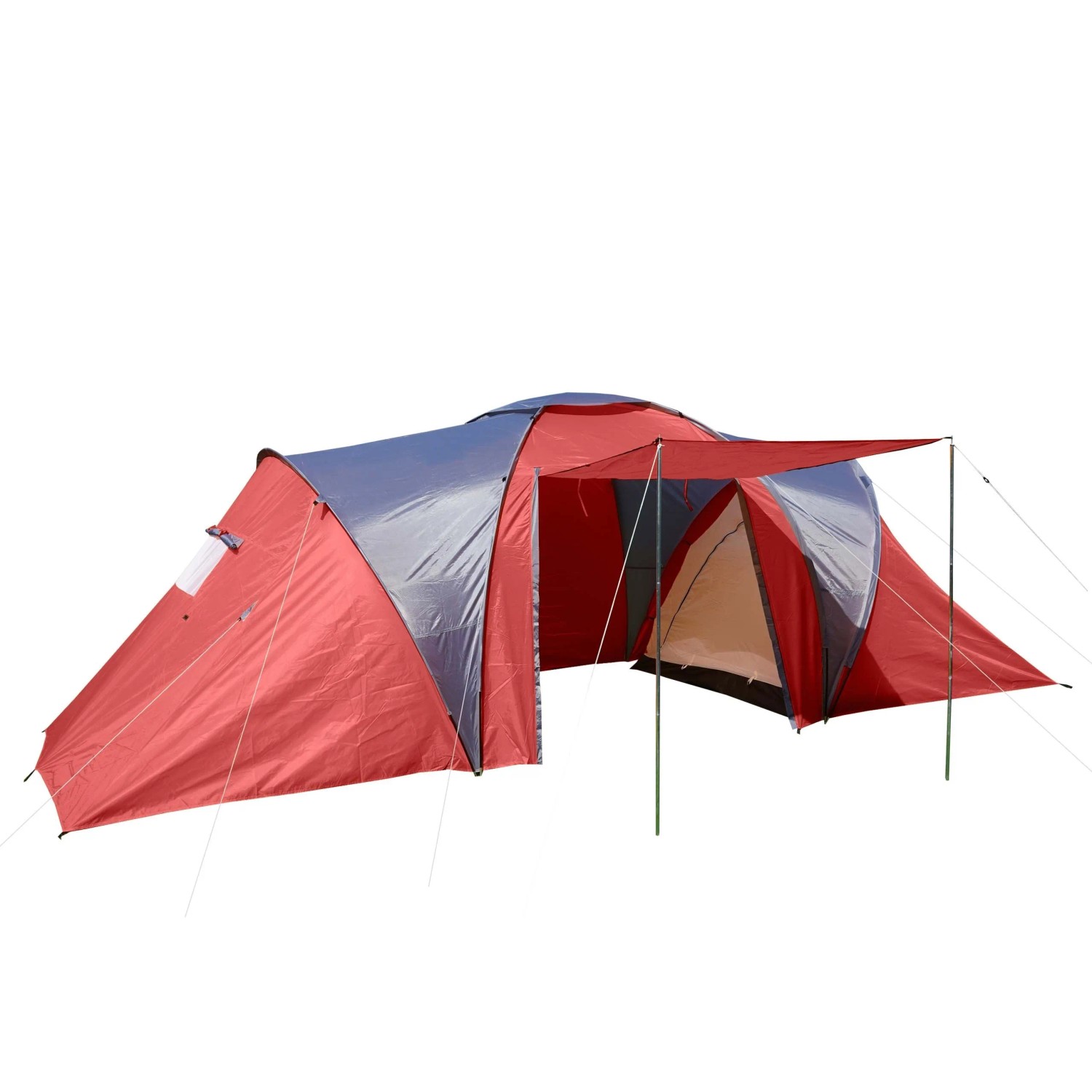 MCW Campingzelt Loksa 4 Personen Rot