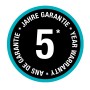 5 Jahre Garantie-Siegel für Gardena Schlauchwagen Aqua Roll M.