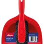 Vileda Kehrschaufel-Set Superfeger 2-in-1, rot, mit Handfeger. Ideal für die Reinigung im Haushalt.
