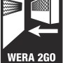 Symbol für Wera 2go Kompatibilität für Werkzeugsets und Zubehör.
