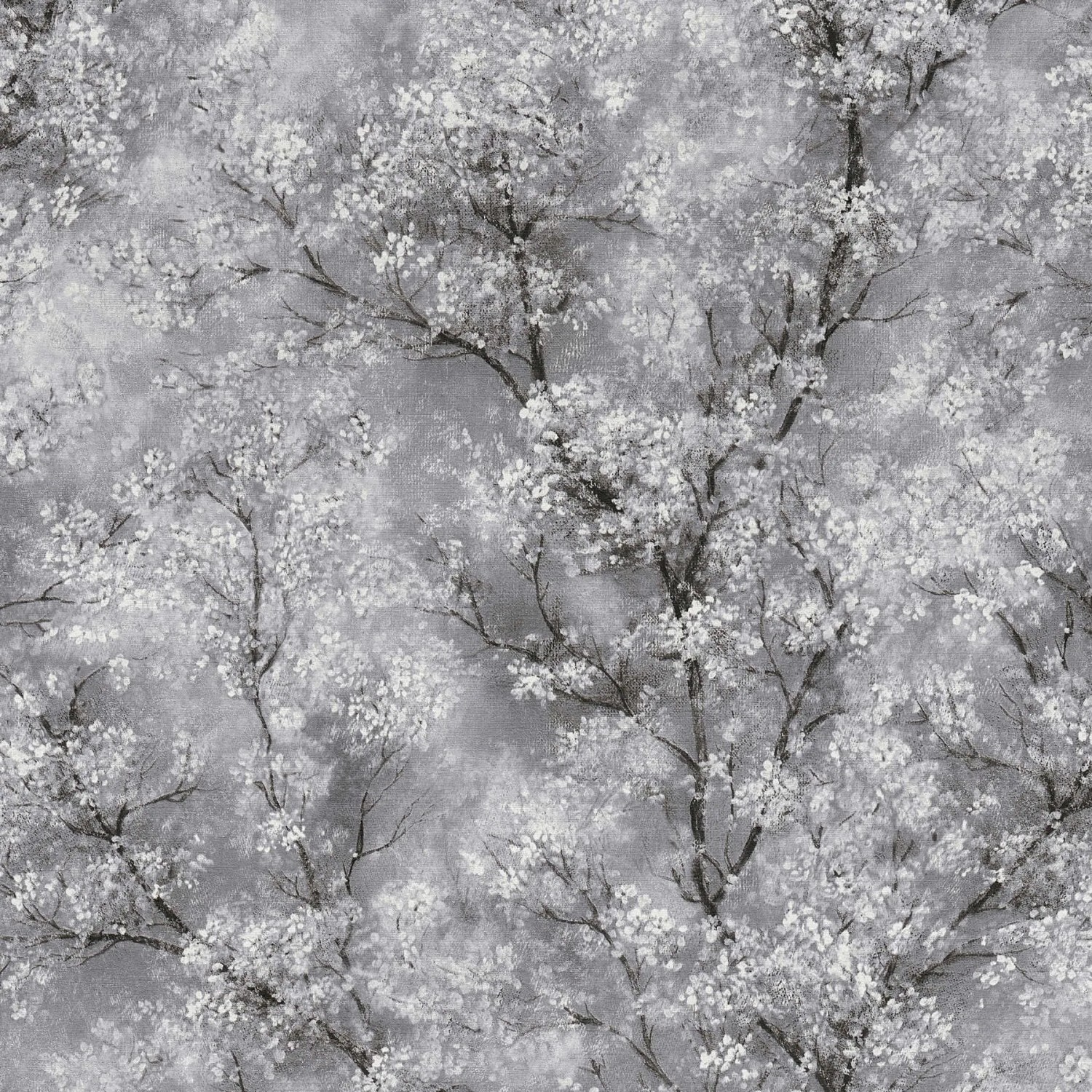 Tadessi Tapete Floral M1-No.408 Vliestapete in Schwarz