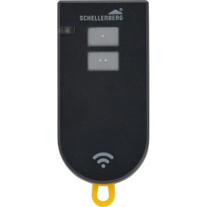 Schellenberg Funk-Handsender Smart Drive 2-Kanal in Anthrazit für Garagentorantriebe.
