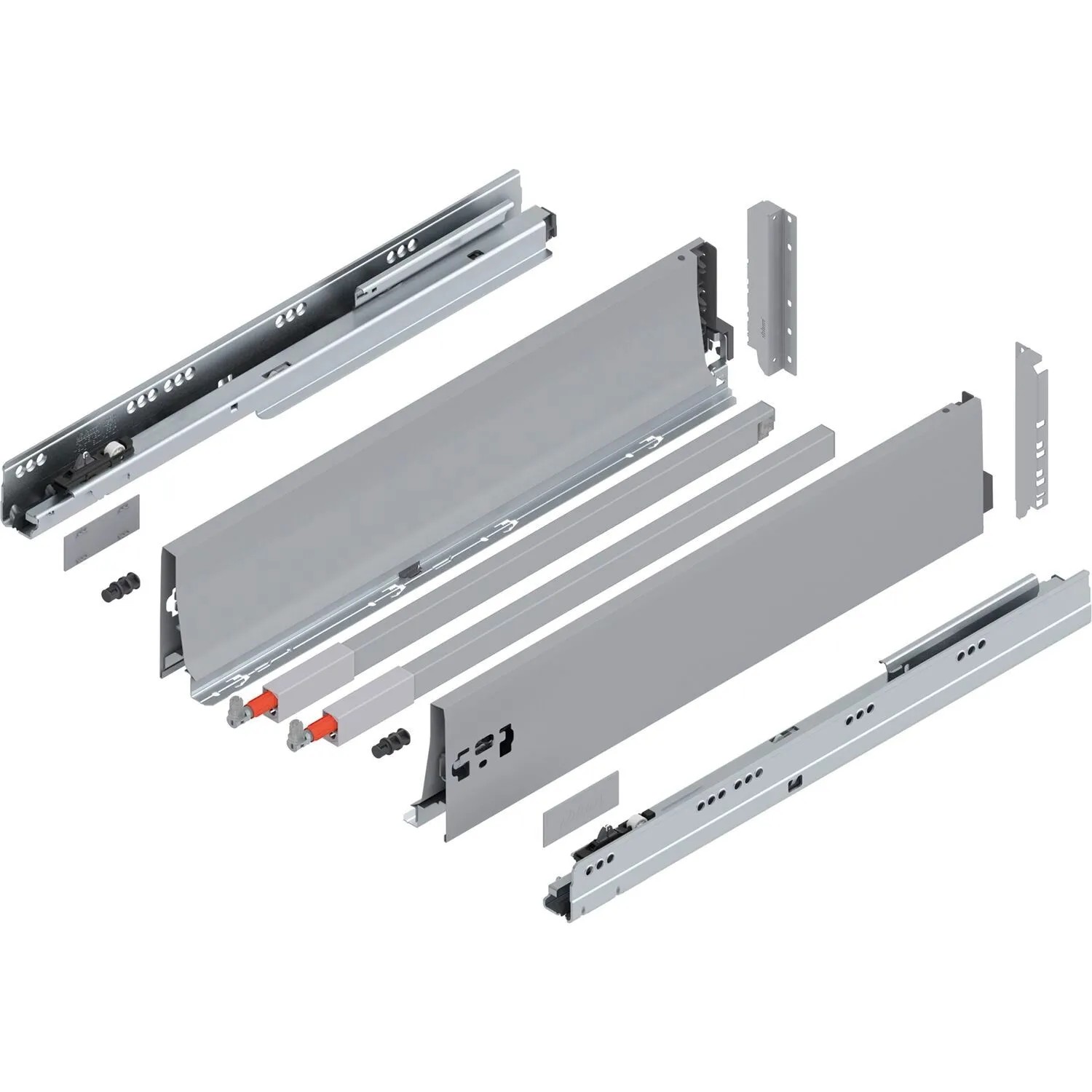 Blum D-Reling K Tandembox antaro Vollauszug 550 mm 65 kg Grau 1 Paar