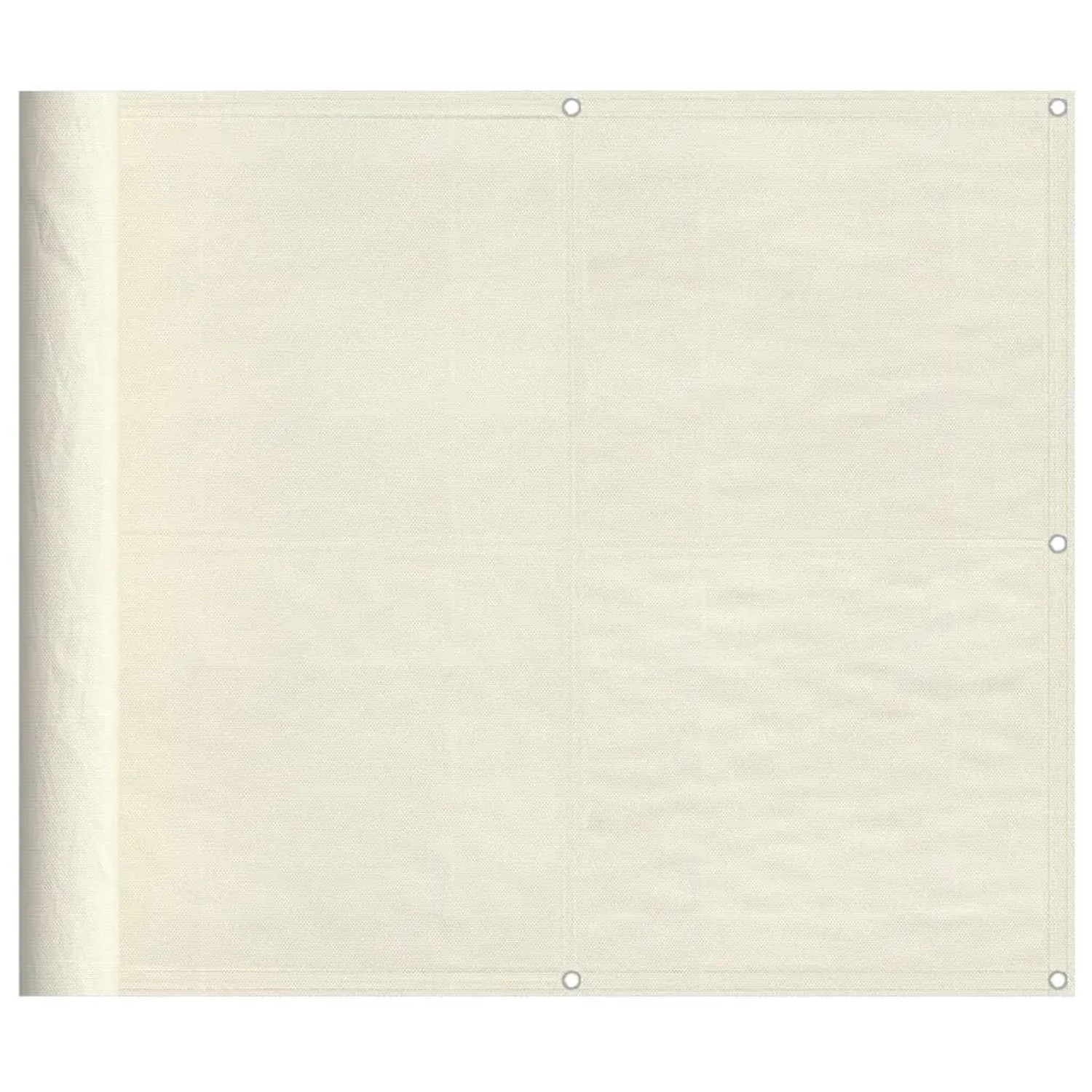vidaXL Balkon-Sichtschutz Creme 90x1000 cm 100 % Polyester-Oxford 4000202 günstig online kaufen