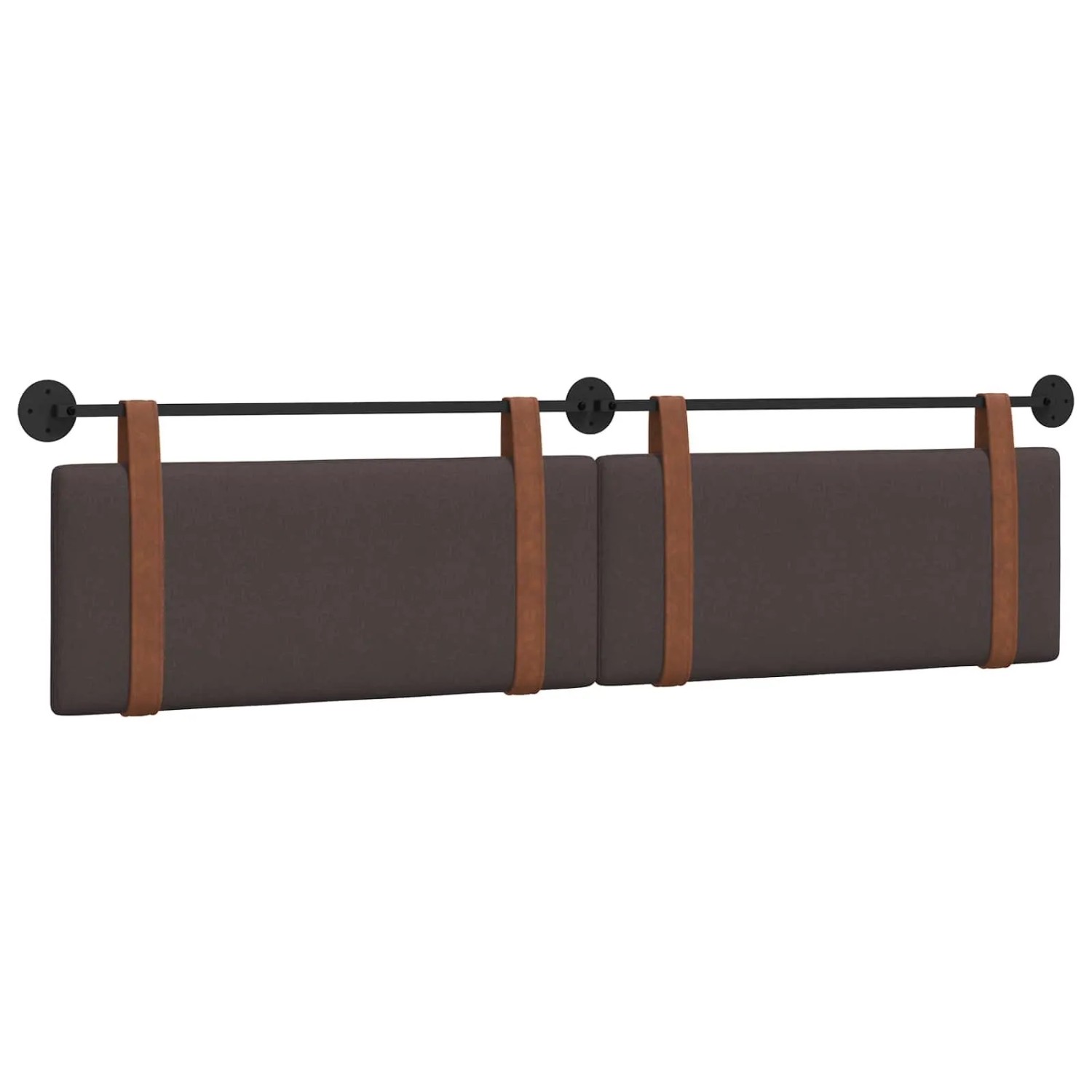 vidaXL Hängevorderseite Uni Dunkelbraun 210 x 55 x 5 cm Antikes PU 42031547