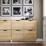 SoBuy Schuhschrank Schmal mit 4 Klappen Schuhkipper für Diele Flur FSR100-N_5