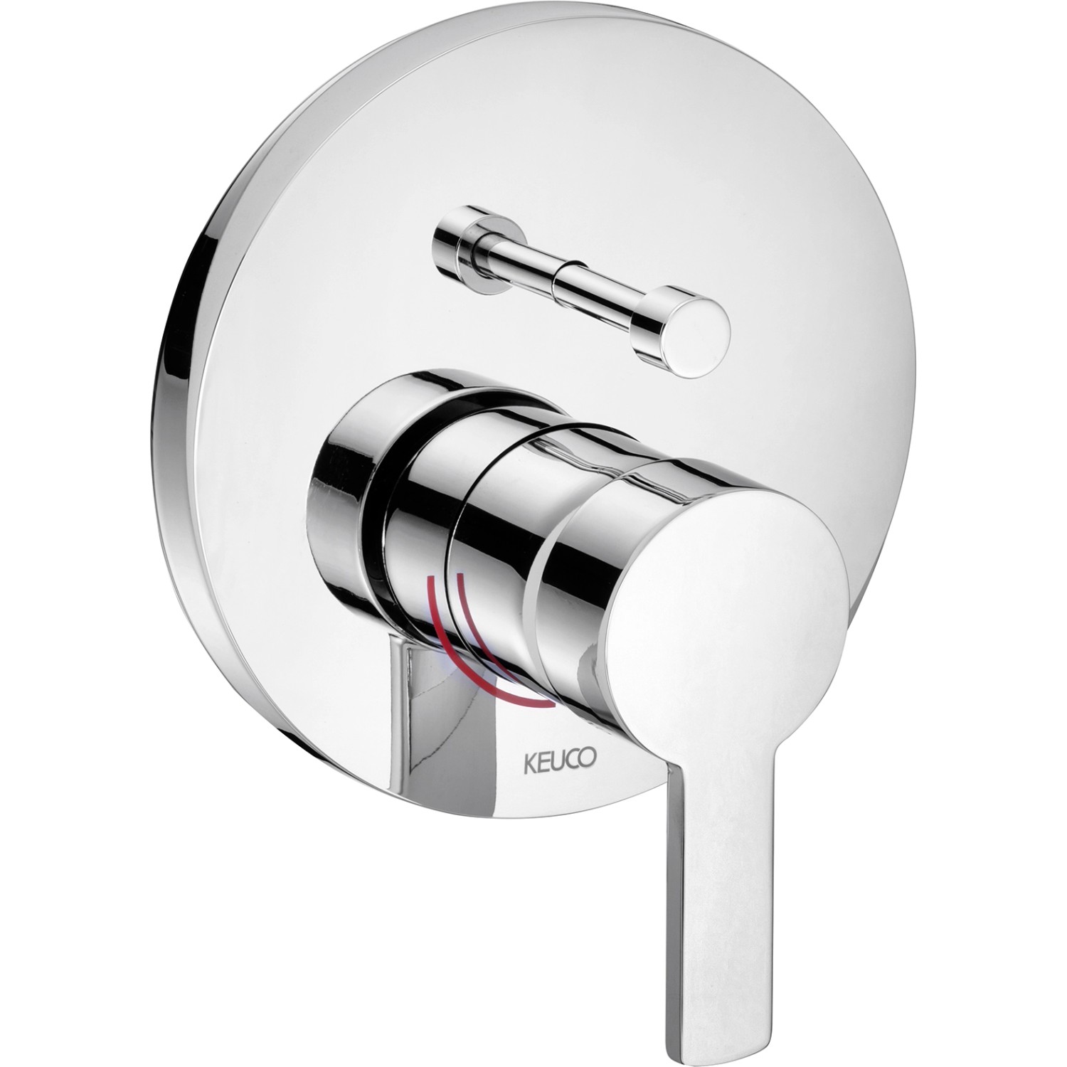 Einhebel-Wannenmischer Edition Plan blue 53972 Chrom + Sicherungseinrichtung