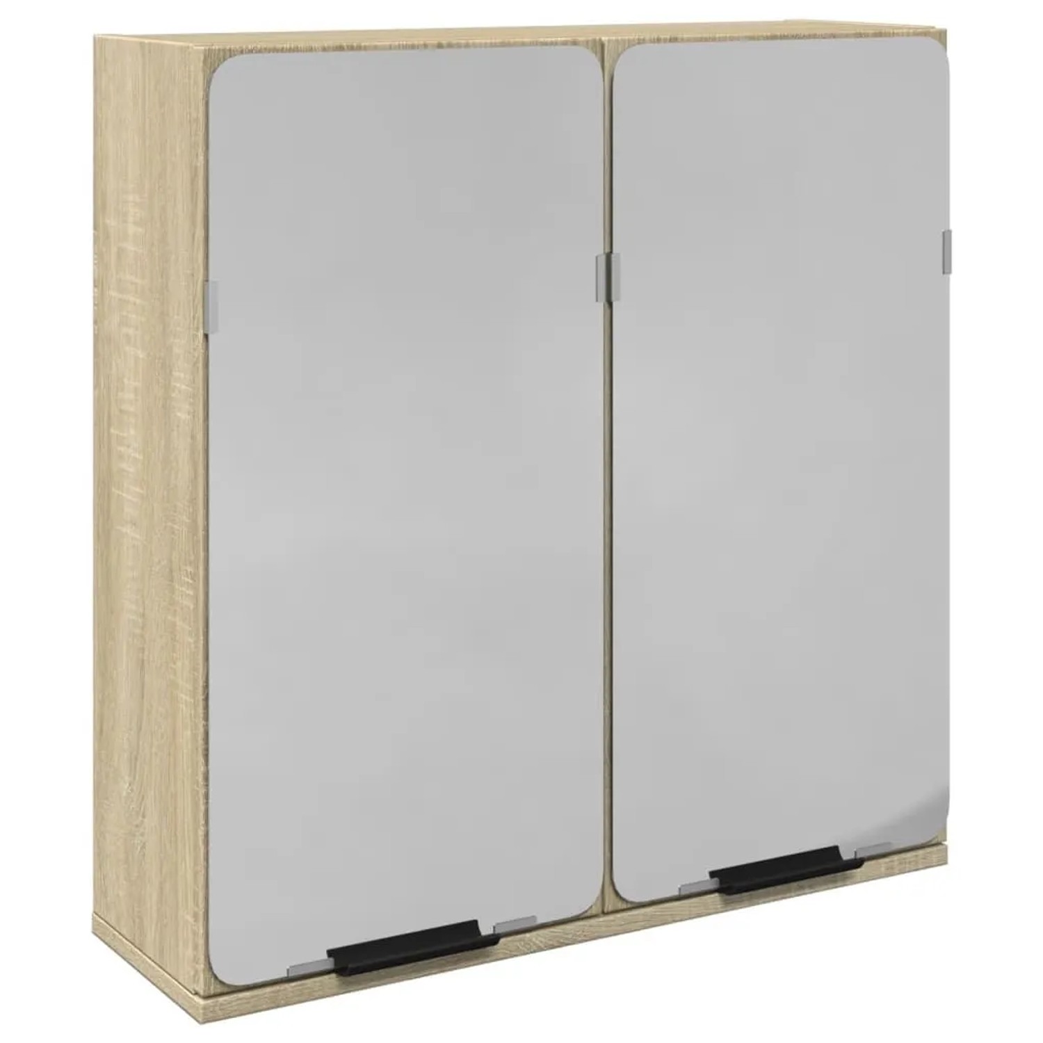 vidaXL Bad-Spiegelschrank Sonoma-Eiche 64,5x20x66,5 cm Holzwerkstoff 849655 günstig online kaufen