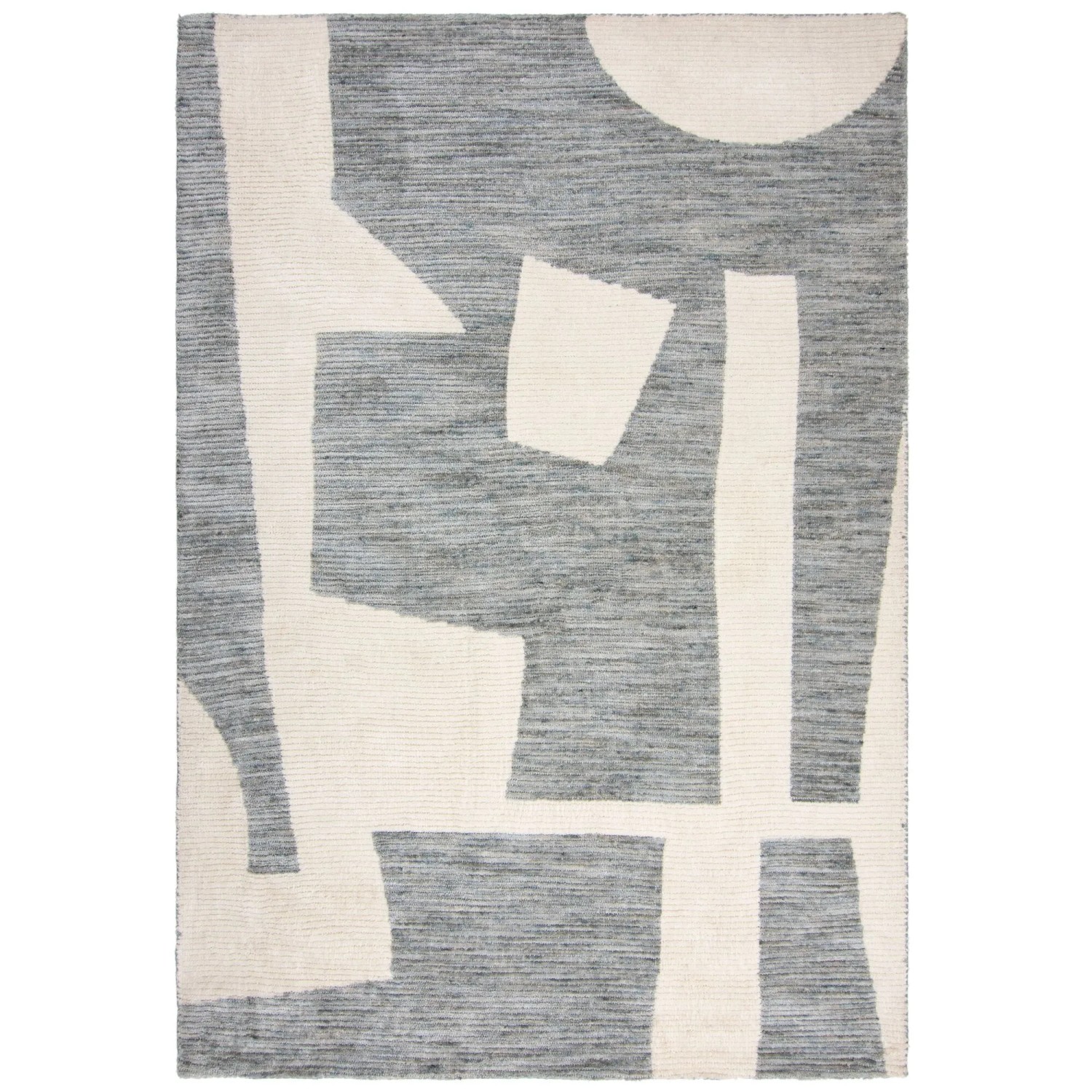 Flair Rugs Kurzflorteppich Rylan Wool Look 200 cm x 300 cm Grau