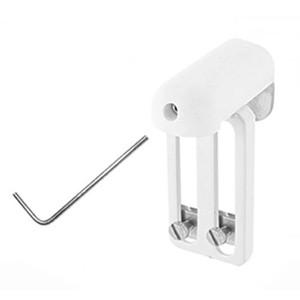 Avosdim Klemmträger 3er Set, verstärkt, weiß, für Rollos und Jalousien.