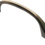 Glänzender, chromfarbener Möbelgriff 921 aus Metall für Schränke und Schubladen.
