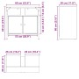 vidaXL Waschbeckenunterschrank Altholz-Optik 60x30x60 cm Holzwerkstoff 862232_15