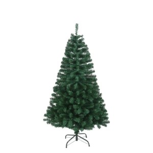 Grüner künstlicher Weihnachtsbaum, 180cm hoch, mit 770 dichten Luvi-Zweigspitzen und stabilem Metallständer.