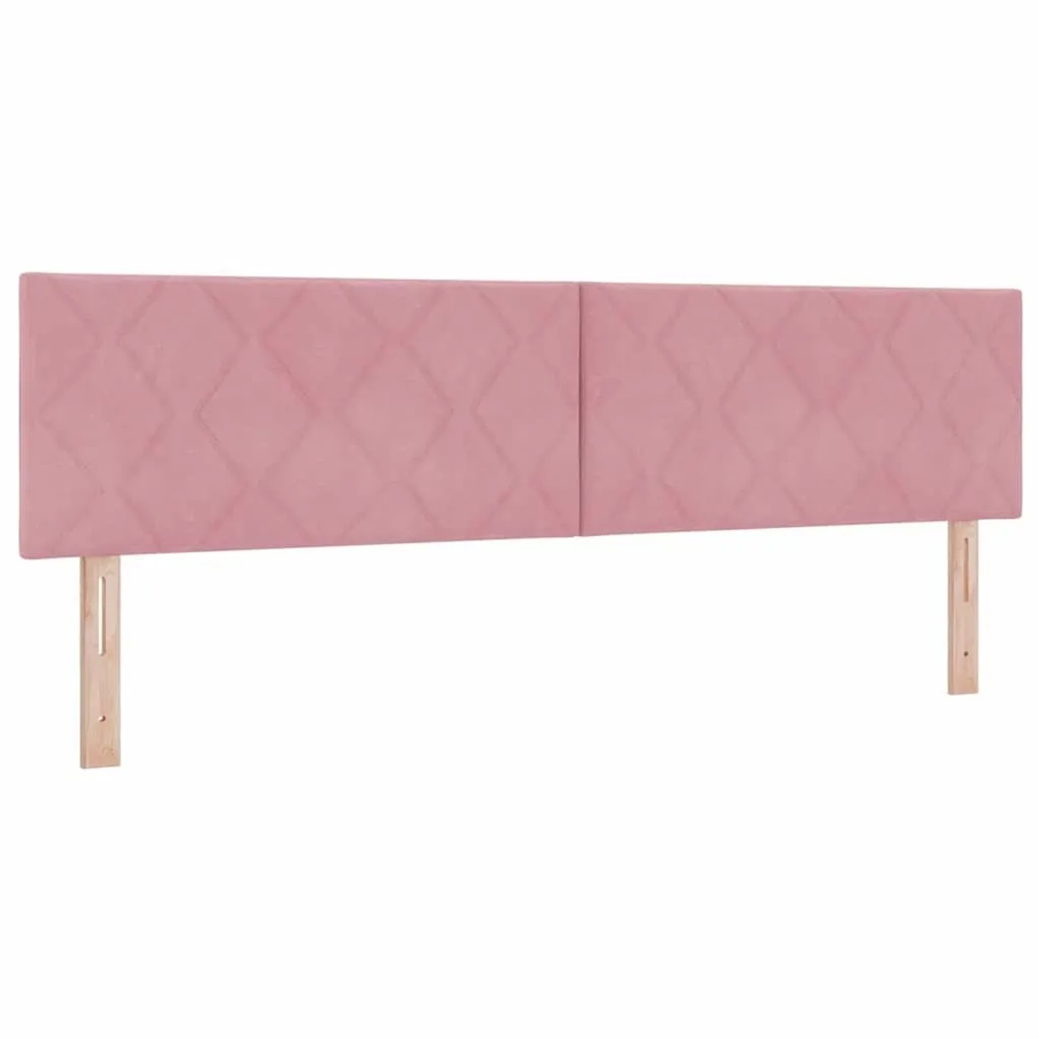 vidaXL LED Kopfteil Rosa 180 cm Kunstleder 3338251
