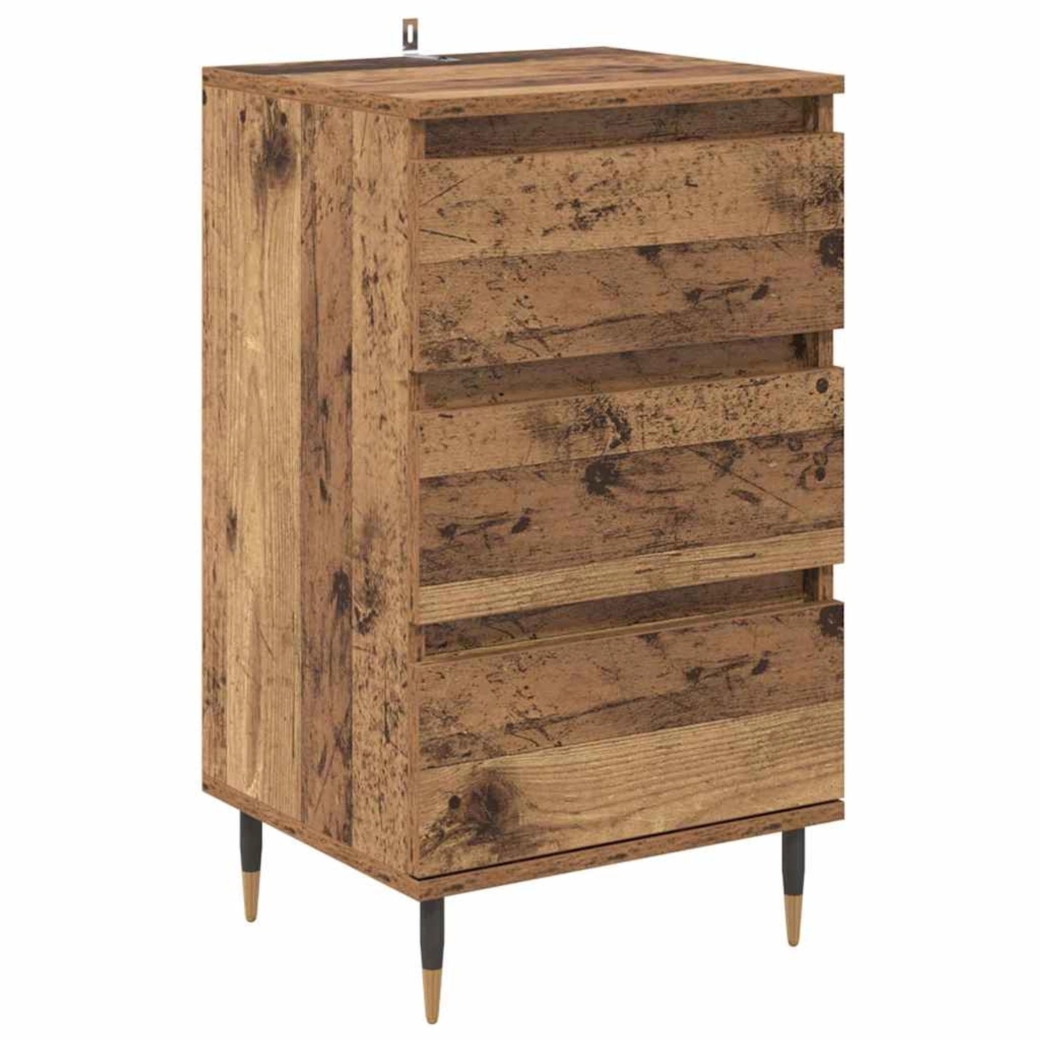 vidaXL Sideboard mit Schubladen Altholz 35 x 40 x 70 cm Holzwerkstoff 88169 günstig online kaufen