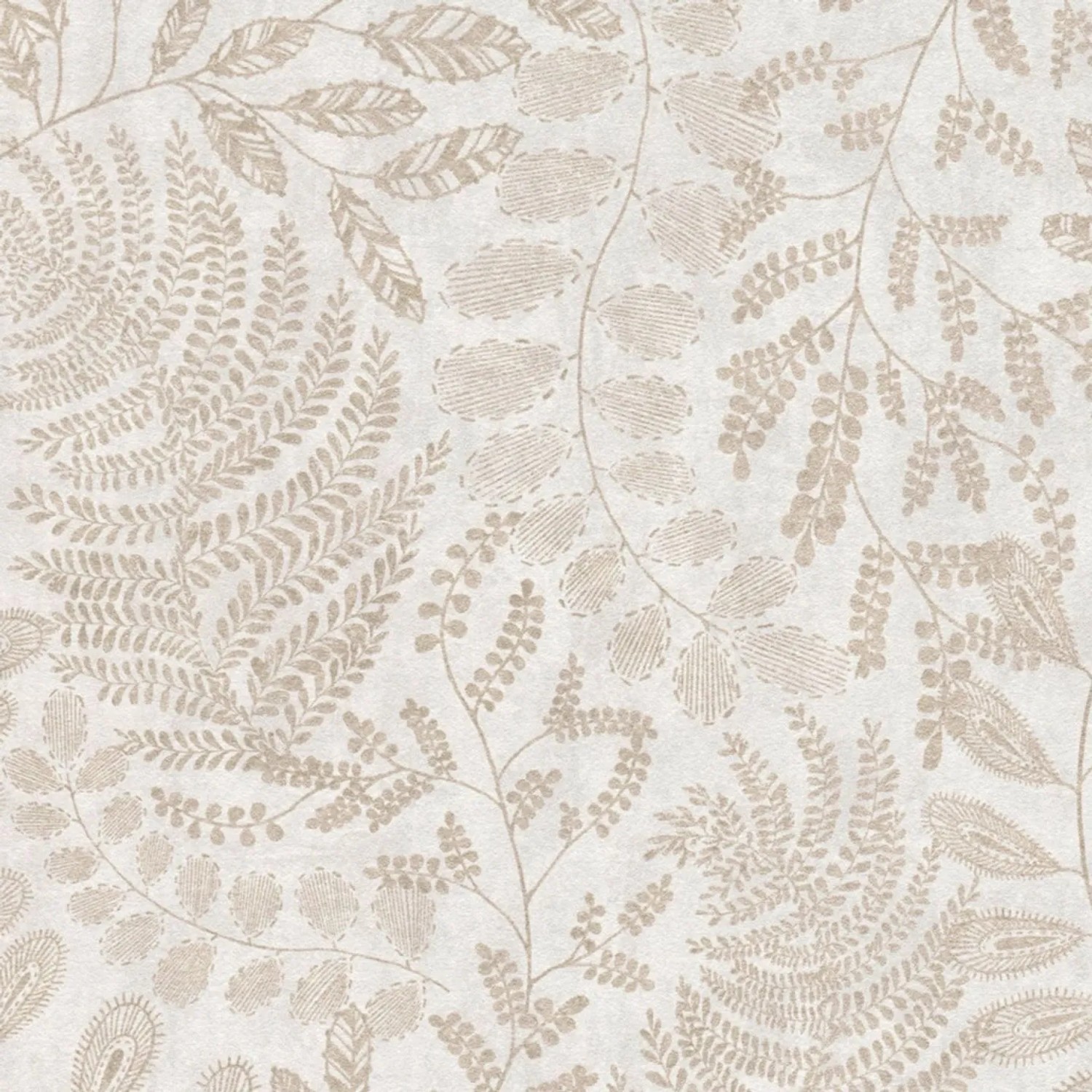 Tadessi Tapete Floral M1-No.4064 Vliestapete in Creme