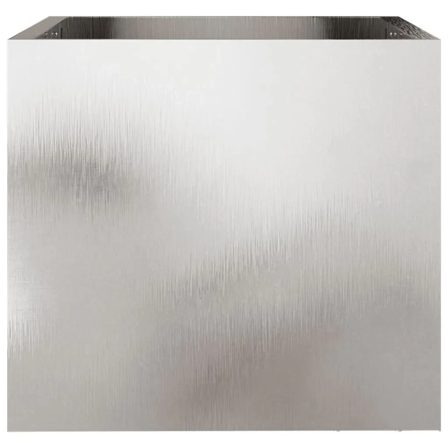 vidaXL Pflanzkübel 2 Stk Silbern 32x30x29 cm Edelstahl 841544