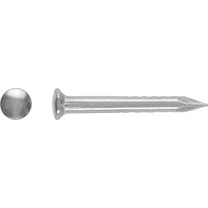 Vernickelte LUX Rundkopfstifte, 1,6 x 17 mm, 100 Stück, für leichte Befestigungen und dekorative Zwecke.