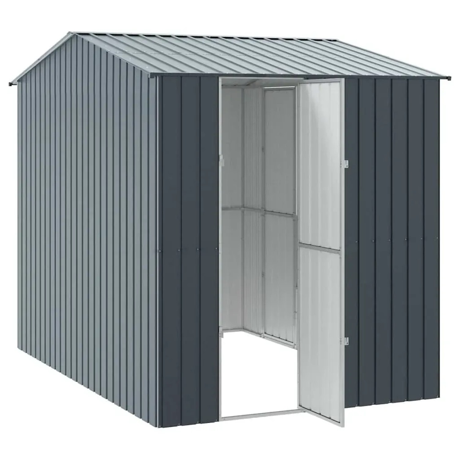 vidaXL Vogelkäfig Anthrazit 215 x 310 x 247 cm Verzinkter Stahl 3325159_4